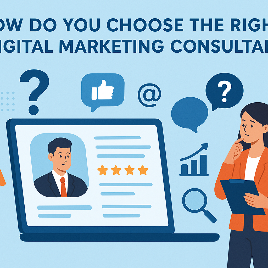 How do you choose the right digital marketing consultant