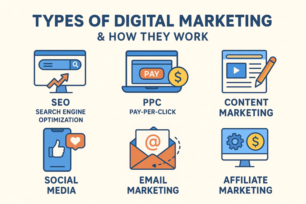 Types of Digital Marketing